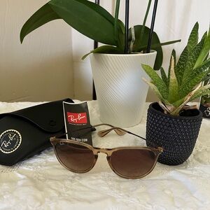Ray-Ban Clear Pink Sunglasses